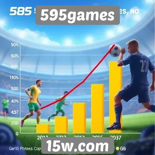 Estatísticas de jogadores no 595games em crescimento